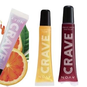 NWT 3 Avon Lip crave gloss